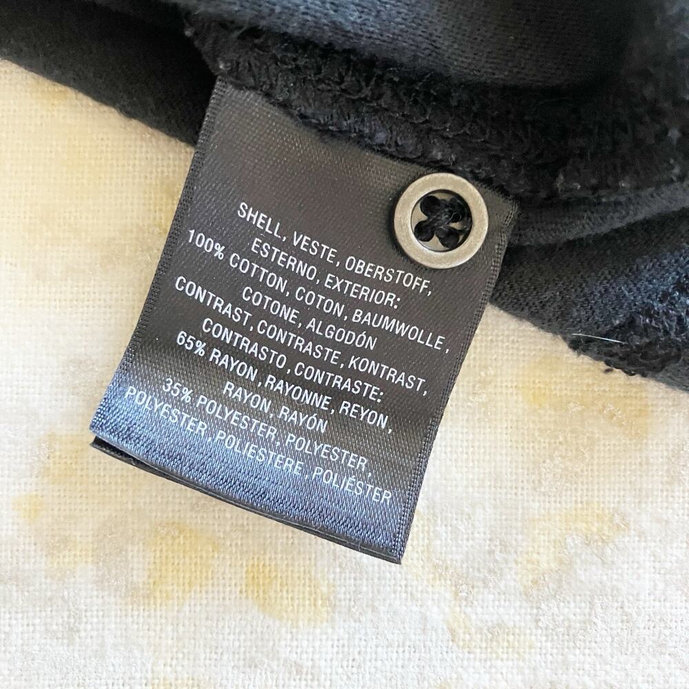Anthropologie Akemi + Kin XS Top Black Balloon 3/4 Sleeves Square Neck Blouse - Picture 10 of 10